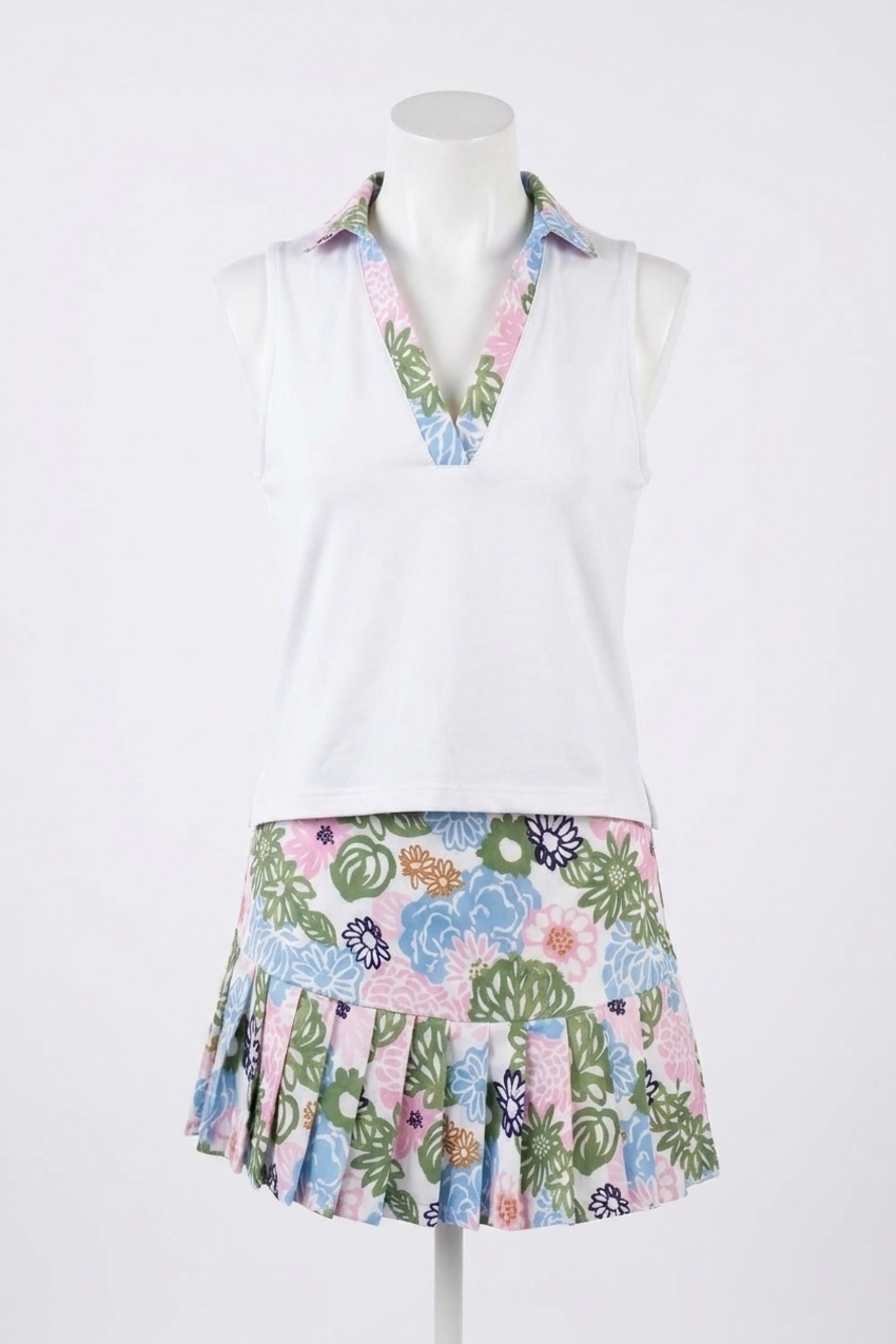 NEW SMITH & QUINN dylan top in limelight garden